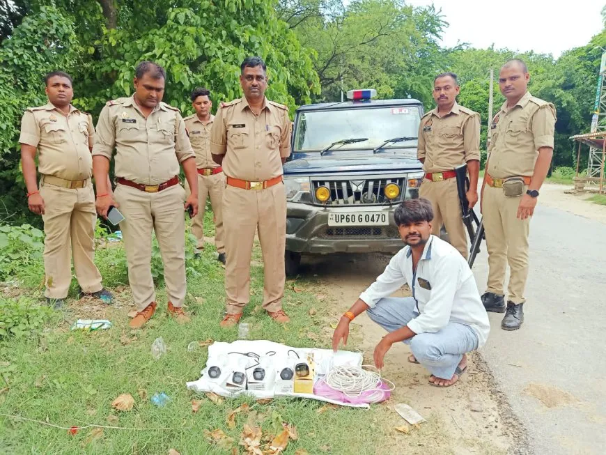 ऑपरेशन दृष्टि अभियान: बलिया एसपी के निर्देशन में इस थाना क्षेत्र में लगाए गए 5 सीसीटीवी कैमरे