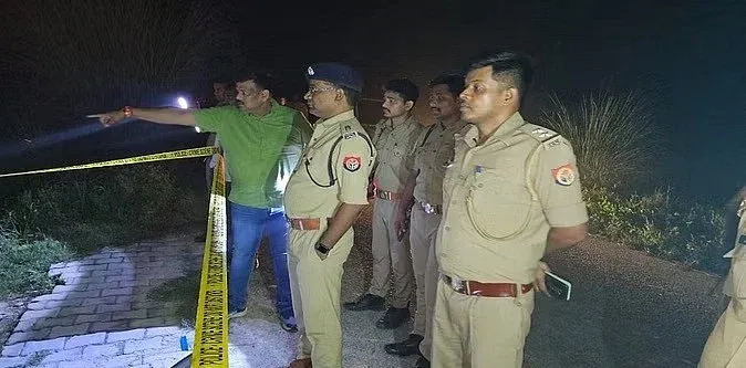 गाजीपुर: पुलिस की 25 हजार का इनामी बदमाश के साथ हुई मुठभेड़, प्रेमिका के साथ मिलकर की थी उसके पति की हत्या