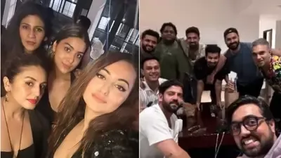 Sonakshi-Zaheer Bachelor Party: शादी से पहले सोनाक्षी सिन्हा और जहीर ने दोस्तों के साथ सेलिब्रेट की बैचलर पार्टी, सामने आई शानदार फोटोज