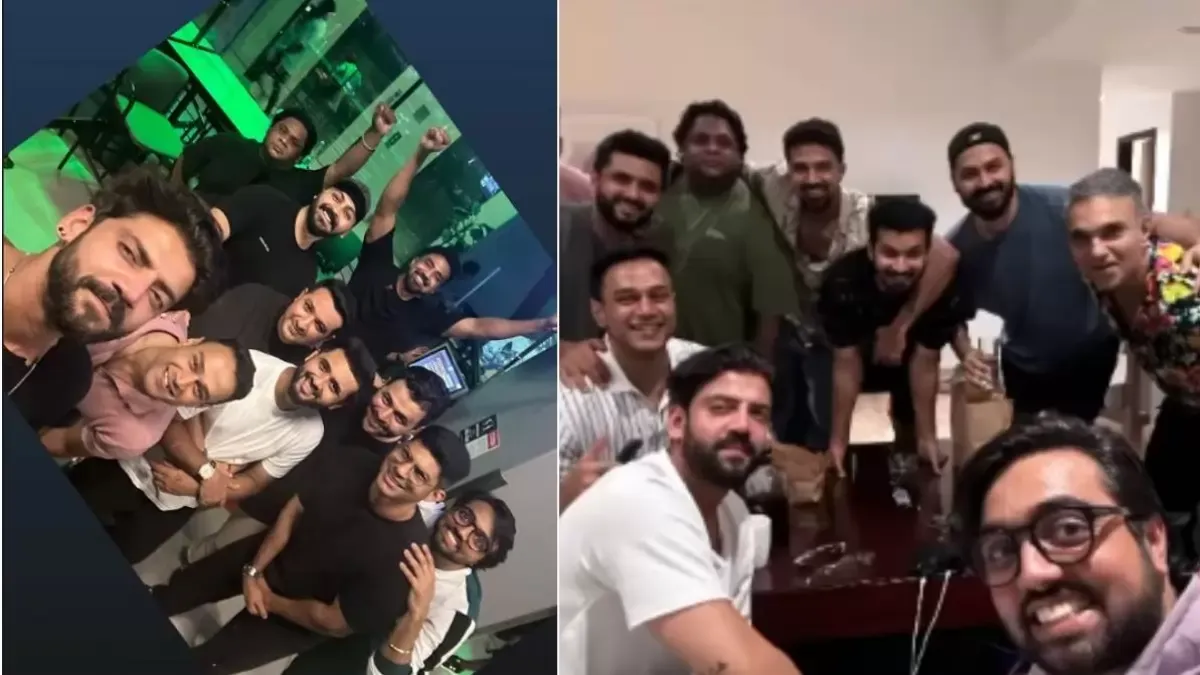 Zaheer Iqbal Bachelor  Party 