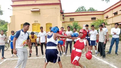 सुलतानपुर: सीनियर में एमजीएस के नितिन के पंच ने दी विपक्षी खिलाड़ियों को मात