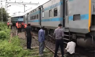 Train Accident : ओवरनाइट एक्सप्रेस के दो डिब्बे पटरी से उतरे