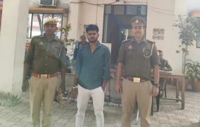 बलिया पुलिस को मिली सफलता, संगीन धाराओं में वांछित युवक गिरफ्तार