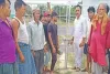 बलिया में करंट लगने से गाय की मौत, लोगों ने पावर प्लांट में लगाया ताला