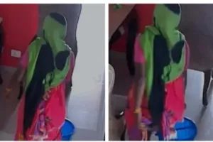 नोएडा में घरेलू सहायिका ने बाल्टी में पेशाब किया और उसे घर के अंदर साफ कर दिया।  संक्रामक वीडियो