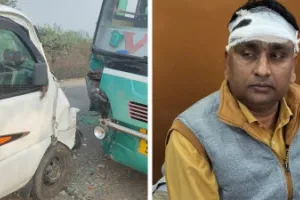 Unnao Accident: शिक्षकों से भरी वैन बस से टकराई, चालक समेत पांच घायल, हादसे के बाद मची चीख-पुकार