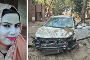 Etawah Road Accident: वाहन की टक्कर से कार पेड़ से टकराई, महिला की मौत, परिजनों में मची चीख-पुकार