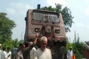 बिजनौर : गुलदार के हमले से बुजुर्ग महिला की मौत, आक्रोशित ग्रामीणों ने रोकी ट्रेन