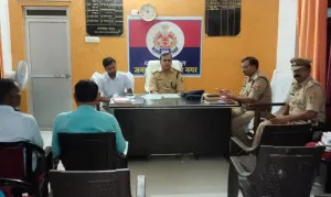 अपर पुलिस अधीक्षक द्वारा थाना  समाधान दिवस पर जनता की समस्याओं का किया गया निस्तारण